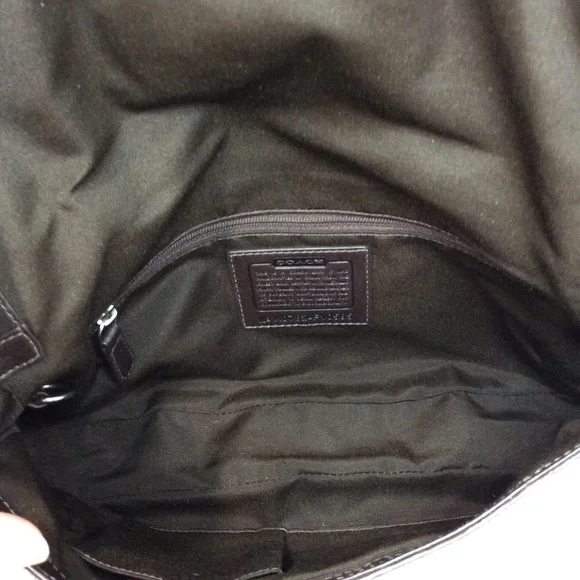 Rare Coach Soho Metallic Goat Leather Y2K Buckle Flap Shoulder Bag - Picture 15 of 17